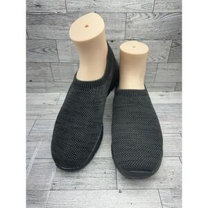 Skechers Dual Lite Slip On Shoes Women's Size 8 Triple Black 12555TX